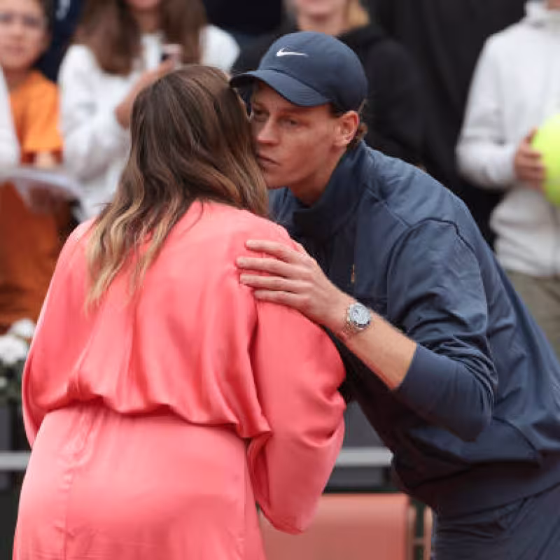 Bartoli and her anecdote with Sinner. Photo: gettyimages