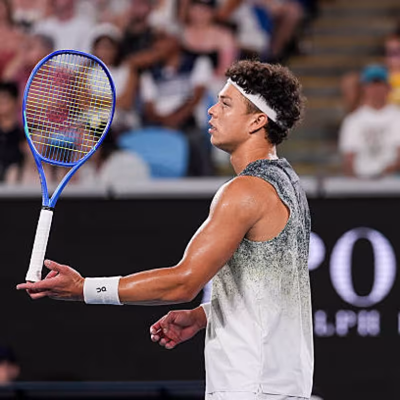 Ben Shelton warns of his danger at the Australian Open 2026. Photo: gettyimages.