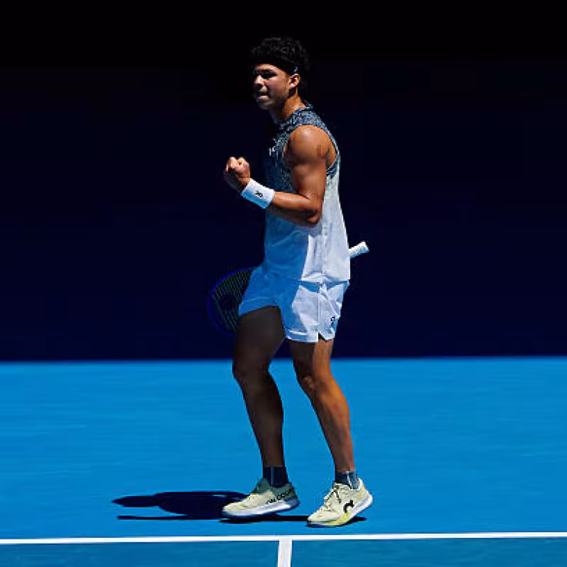 Ben Shelton beats Humbert at the 2026 Australian Open. Photo: gettyimages