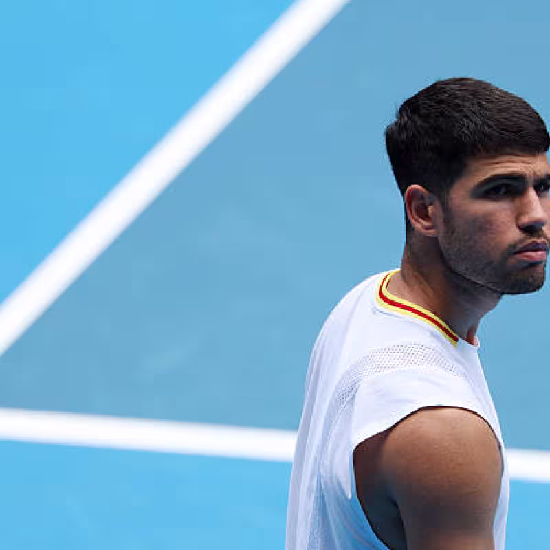 Carlos Alcaraz will play against De Minaur in the 2026 Australian Open. Photo: gettyimages