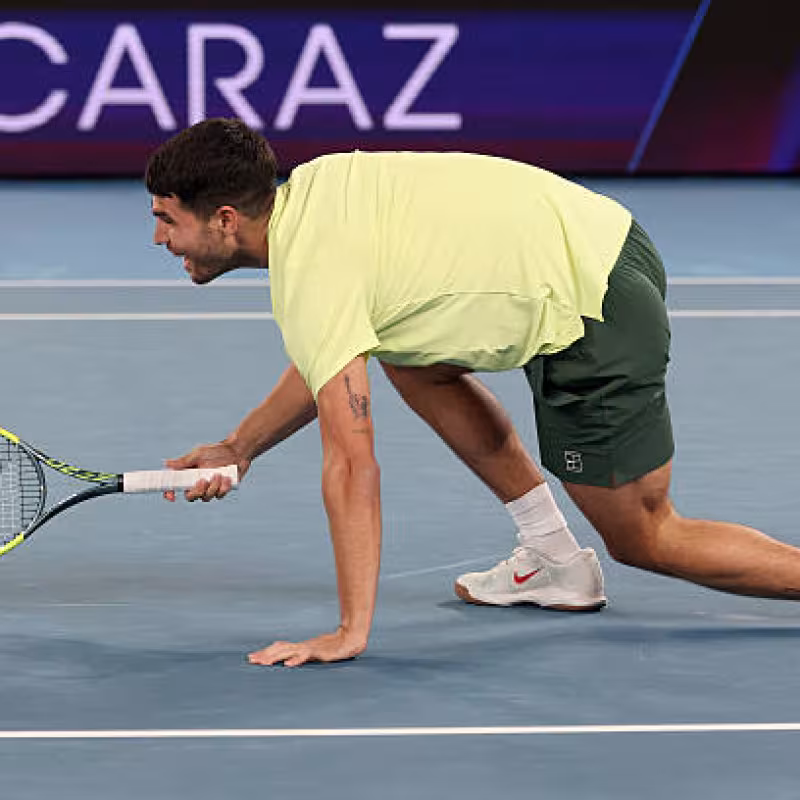 Carlos Alcaraz, possible draw at the Australian Open 2026. Photo: gettyimages
