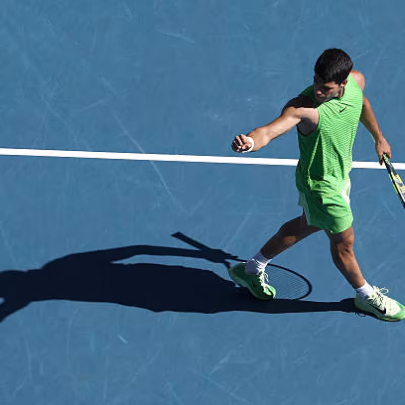 Samu López's advice to Alcaraz: "If it were easy, I would be playing there." Photo: Getty
