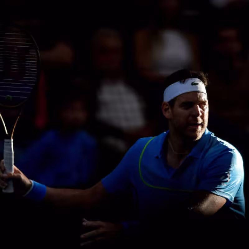 Del Potro, desired final. Photo: gettyimages