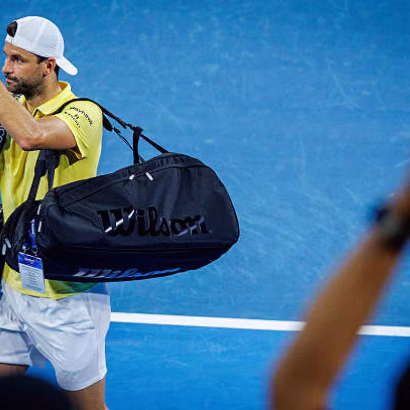 Dimitrov fell in his second duel in Brisbane.