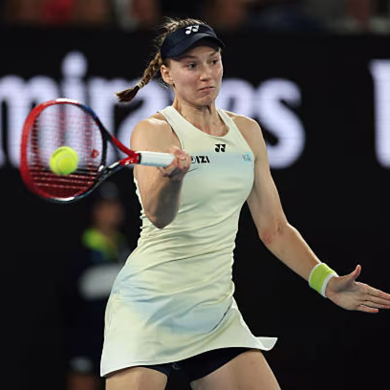 Elena Rybakina at the Australian Open 2026. Photo: Getty