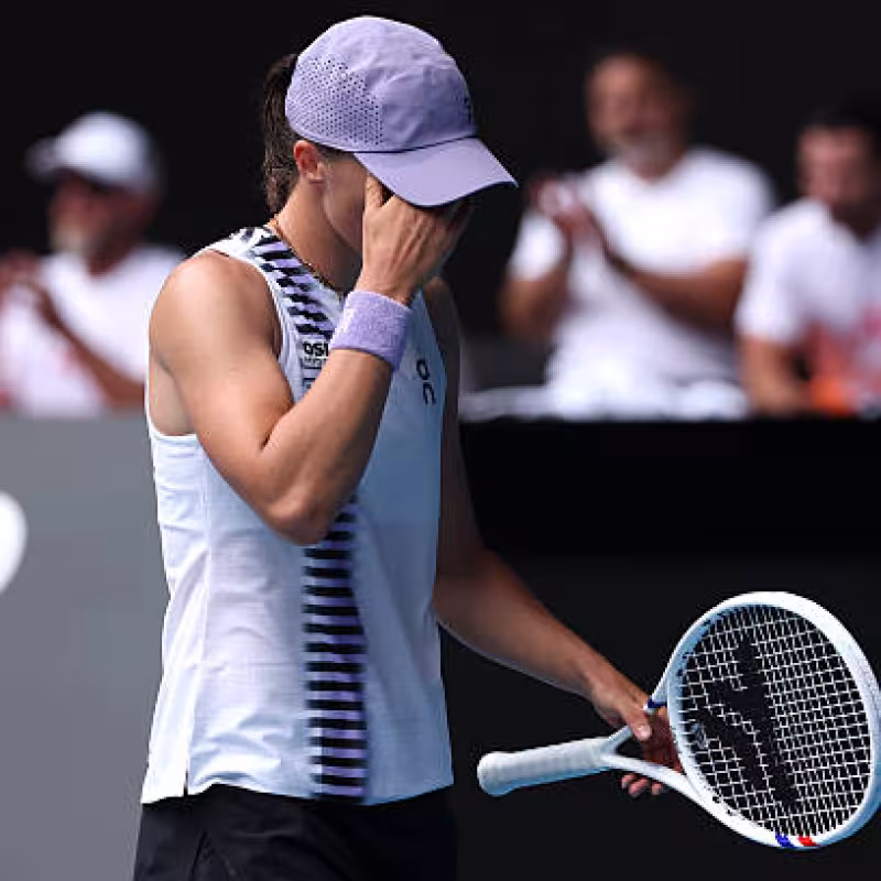 Iga Swiatek, consequences on the WTA ranking from her defeat. Photo: gettyimages