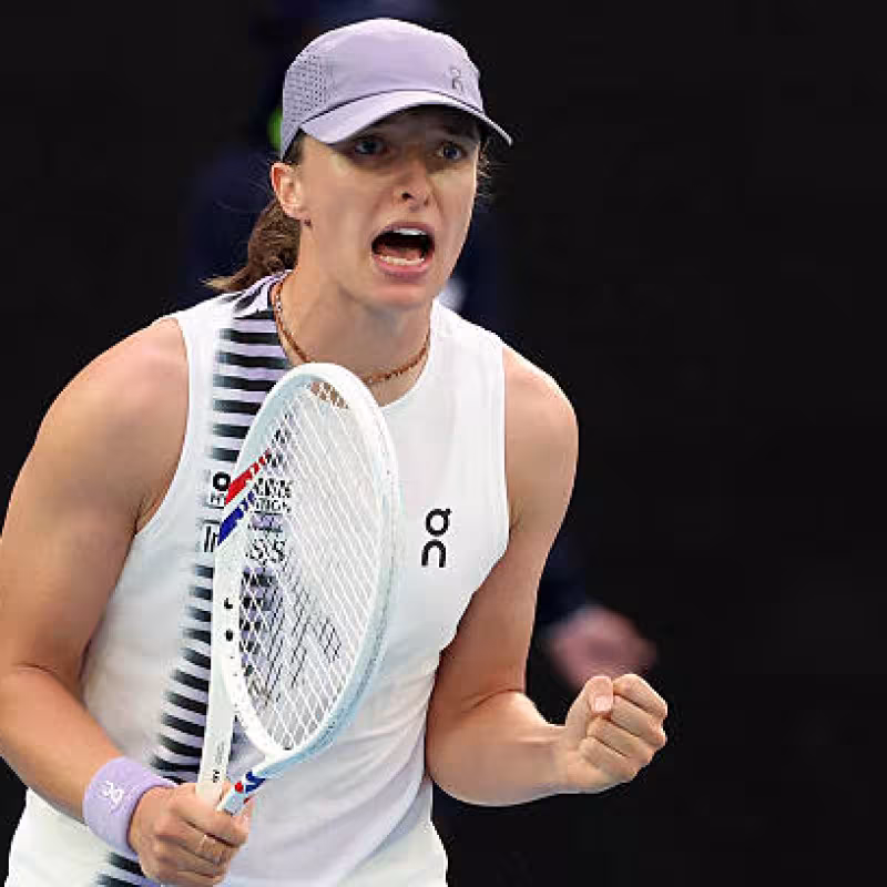 Iga Swiatek beats Yuan at Australian Open 2026. Photo: gettyimages