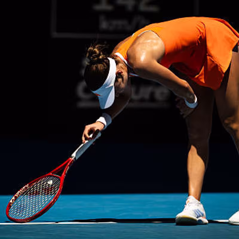 Jovic, about Sabalenka: "I entered the match not knowing what to expect." Photo: Getty