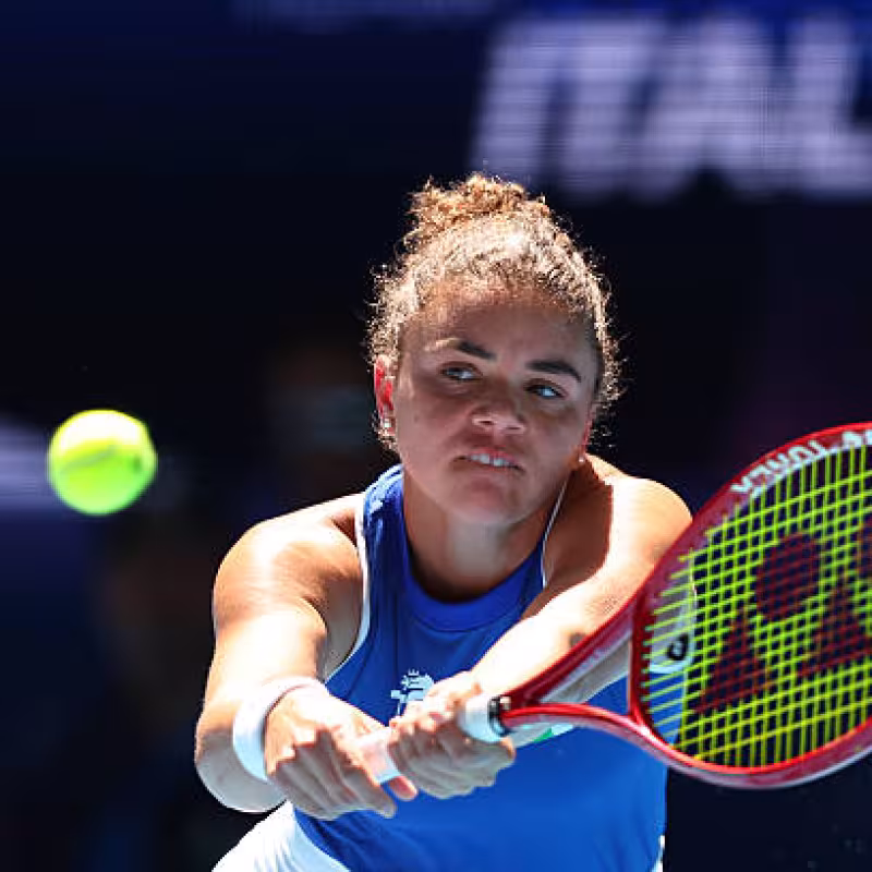 Jasmine Paolini, at United Cup 2026. Photo: gettyimages