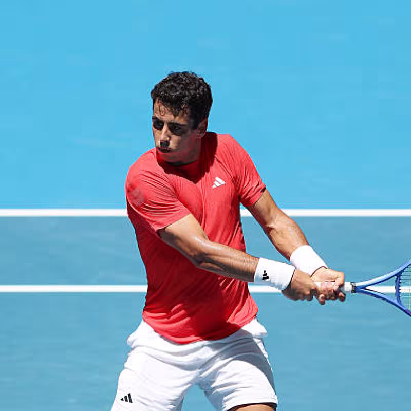 Jaume Munar loses to Machac in Adelaide. Photo: gettyimages