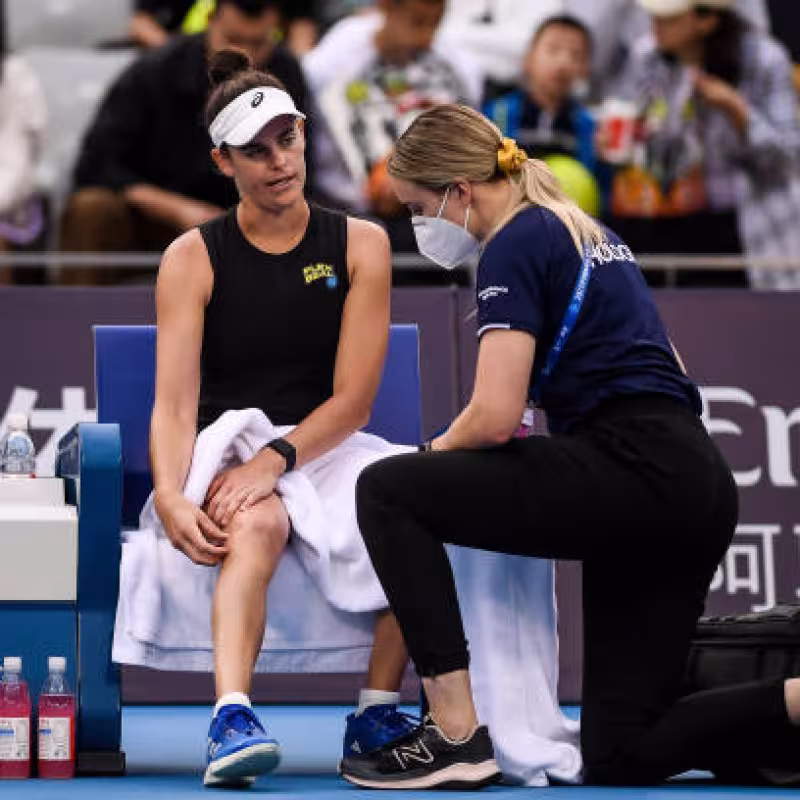 Jennifer Brady out of the 2026 Australian Open. Photo. gettyimages