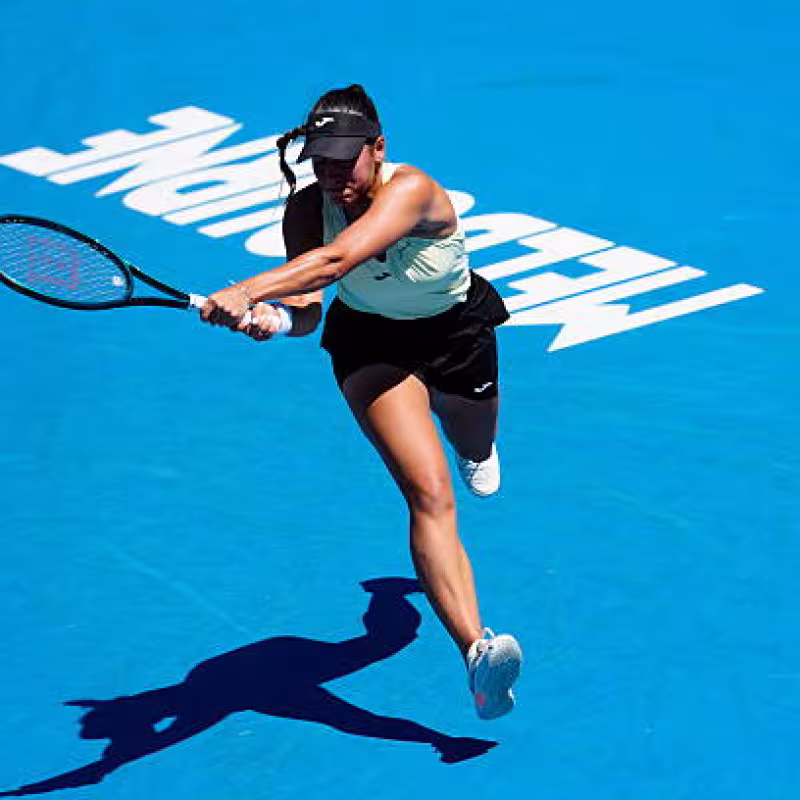 Bouzas falls defeated in her debut at the Australian Open against Hunter. Photo: Getty