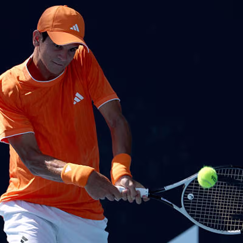 Rafa Jódar, undaunted by the magnitude of his triumph. Source: Getty