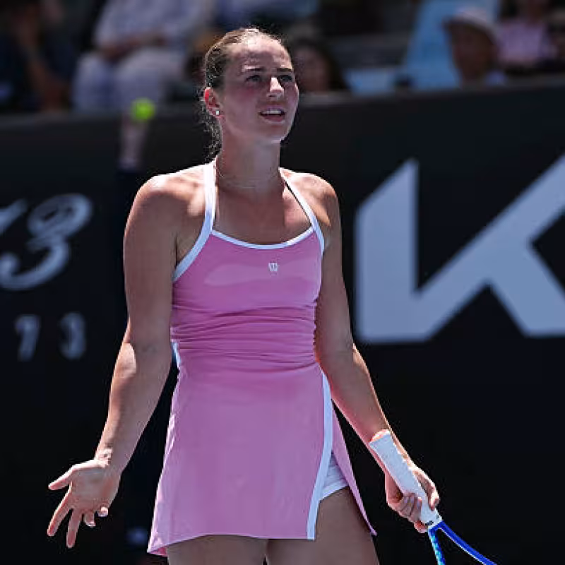 Kostyuk confirmed ligament tear after her match.
