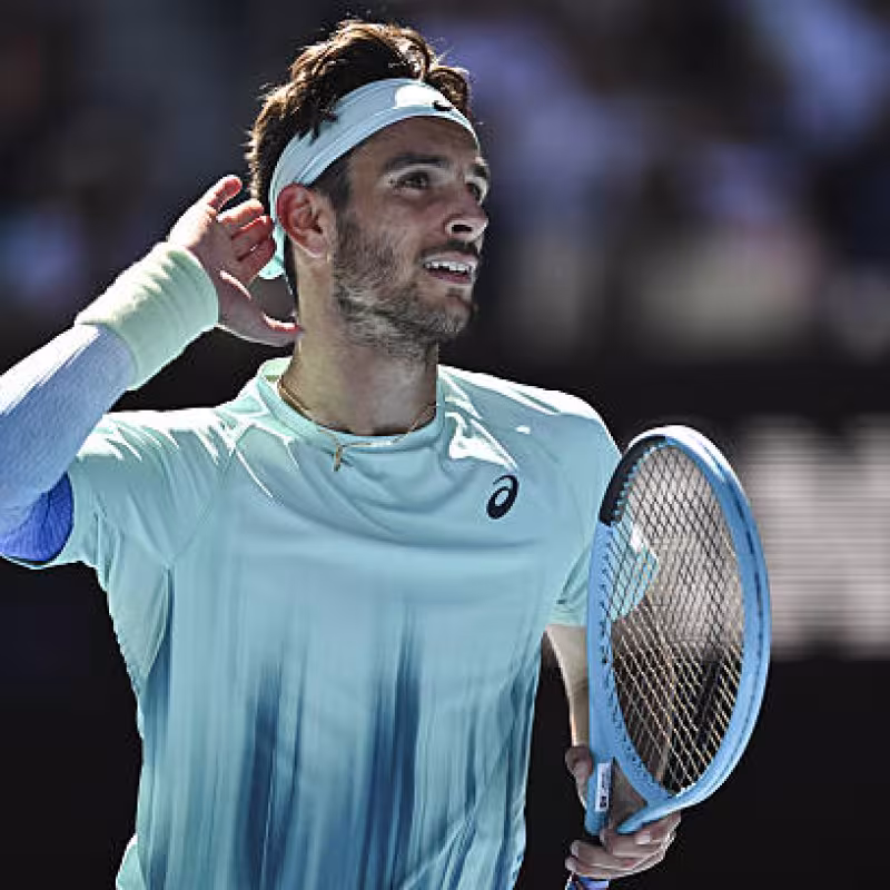Lorenzo Musetti talks about Djokovic at the Australian Open 2026. Photo: gettyimages