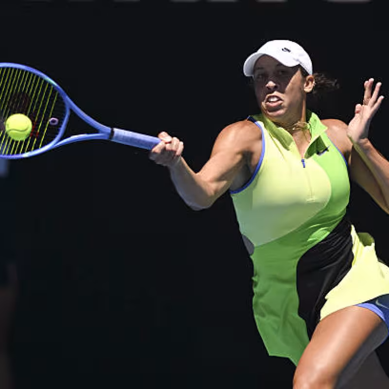 Madison Keys, consequences on WTA ranking of her defeat in Australia. Photo: gettyimages