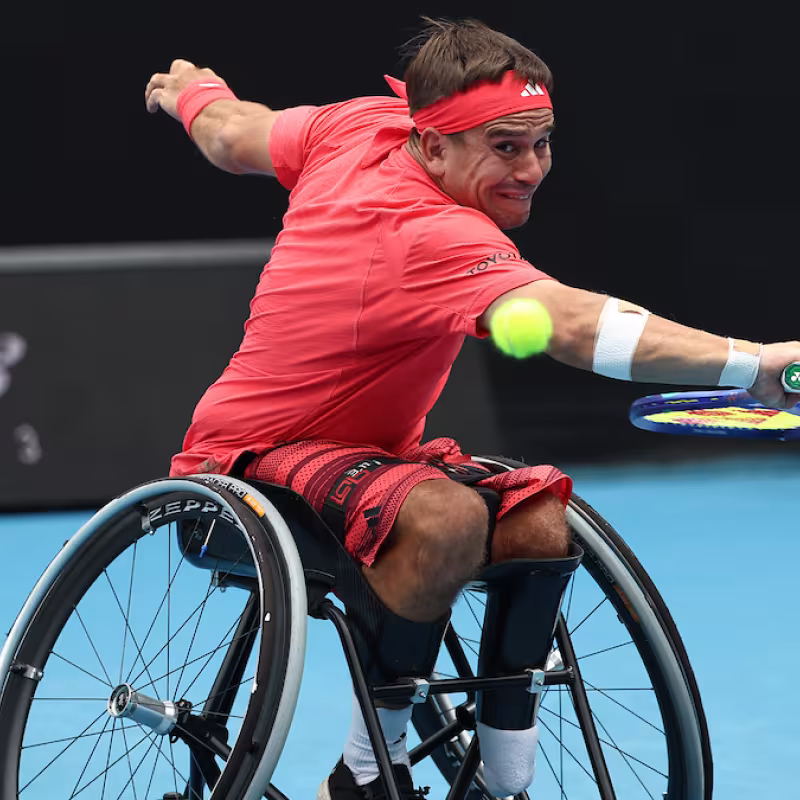 Martín de la Puente qualifies for the Australian Open's Grand Final. Photo: Getty