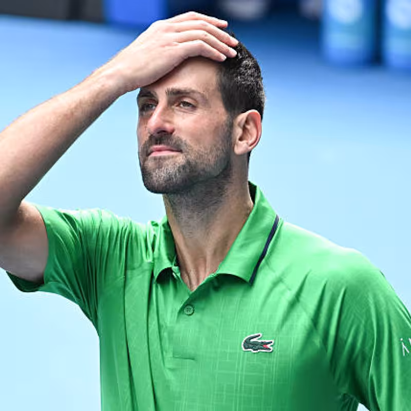 Novak Djokovic, act of sportsmanship. Photo: gettyimages