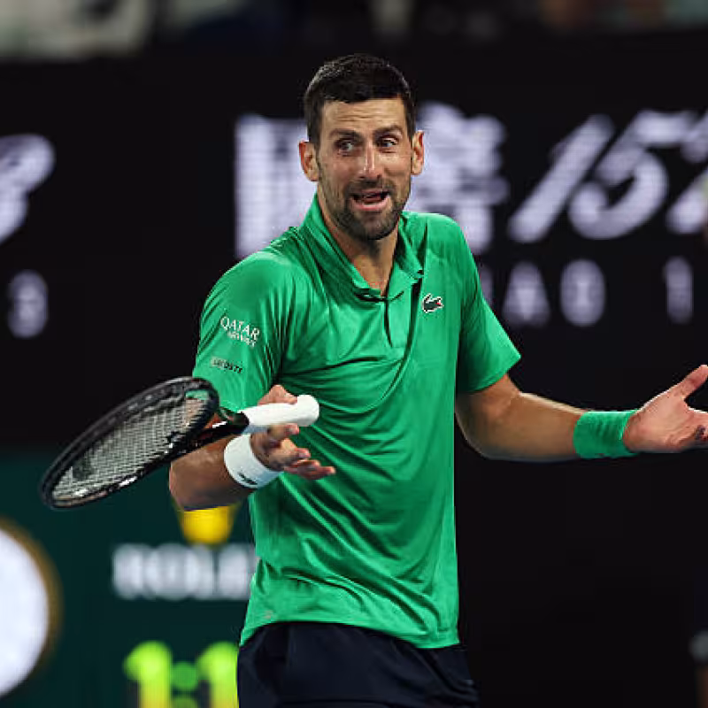 Novak Djokovic could have been disqualified at the Australian Open 2026. Photo: gettyimages
