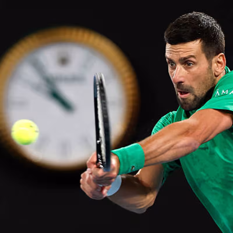 Thursday, January 22nd Order of Play at Australian Open 2026: Djokovic and Sinner on Centre Court, Jódar-Mensik on Court 13. Photo: Getty