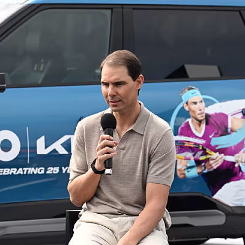 Rafael Nadal talks about Djokovic at the Australian Open 2026. Photo: gettyimages