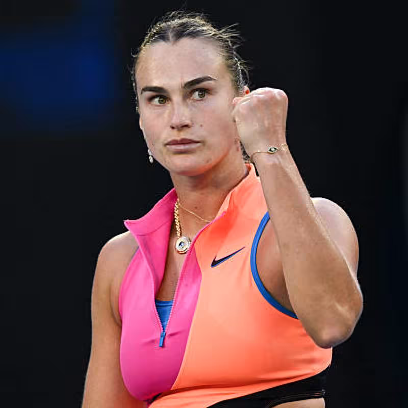 Sabalenka defeated Svitolina to advance to the final of the Australian Open. Source: Getty
