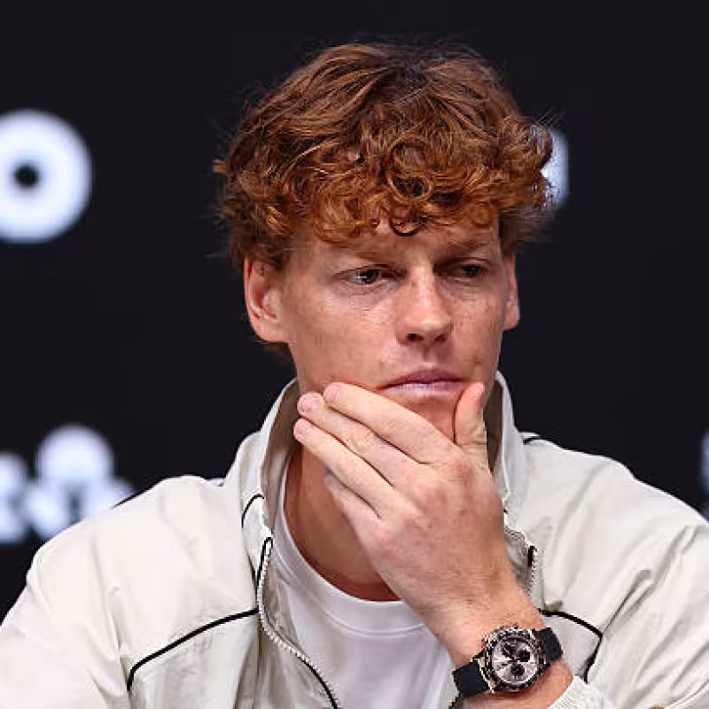 Sinner recalled his doping sanction and confessed that it made him stronger. Source: Getty