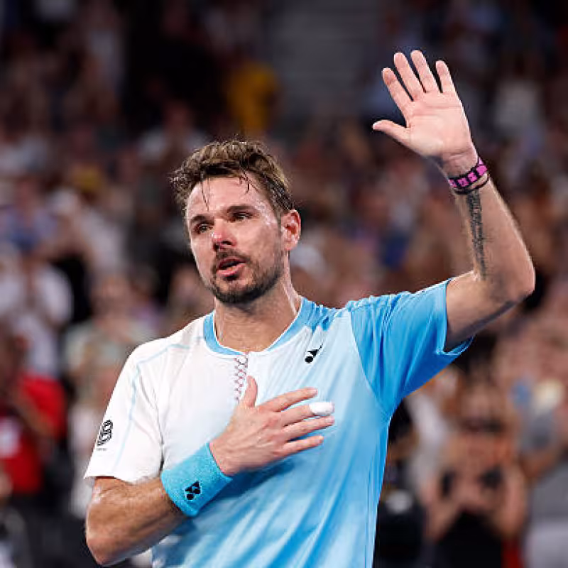 Incredible point by Wawrinka. Photo: gettyimages