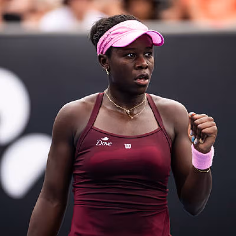 Victoria Mboko, speed of courts at Australian Open 2026. Photo: gettyimages