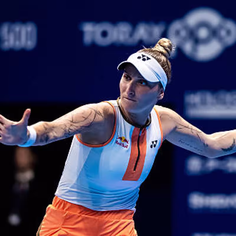 Vondrousova, out in the early stages in Brisbane.