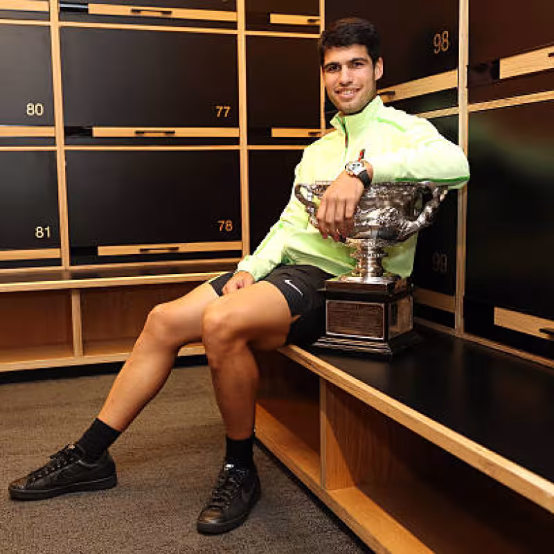 This is the difference in Grand Slams between Alcaraz and the Big-3 when they were 22 years old. Photo: Getty Images.