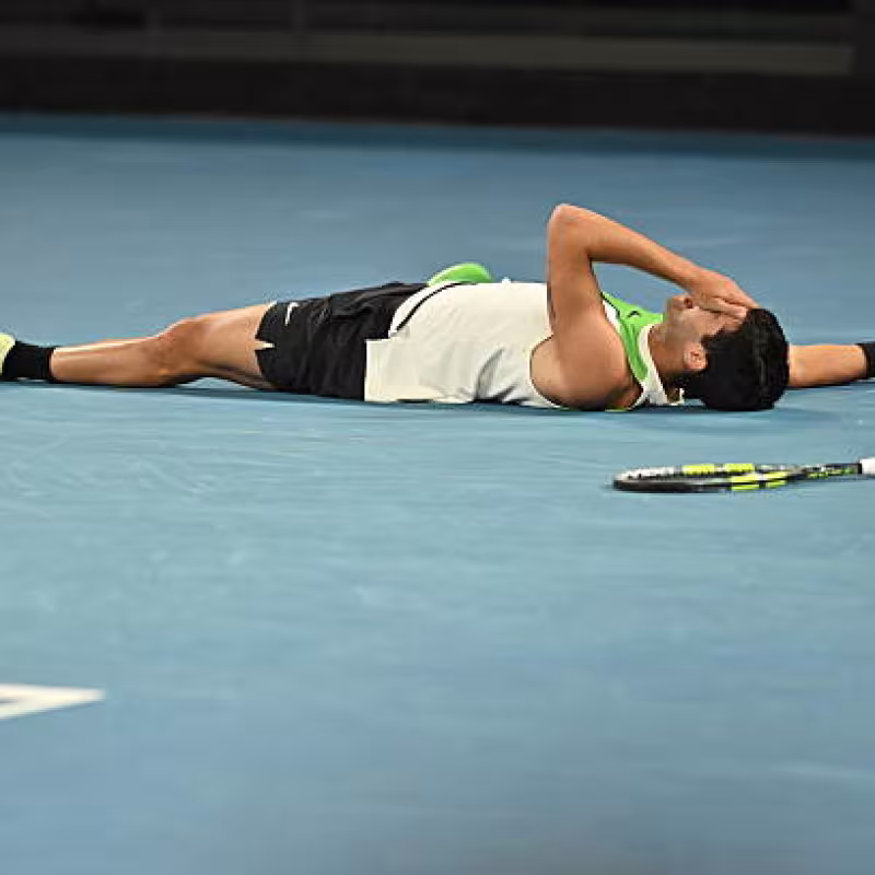 Alcaraz and a peculiar dedication: "I remember the people who told me I wouldn't make it." Photo: Gettyimages.