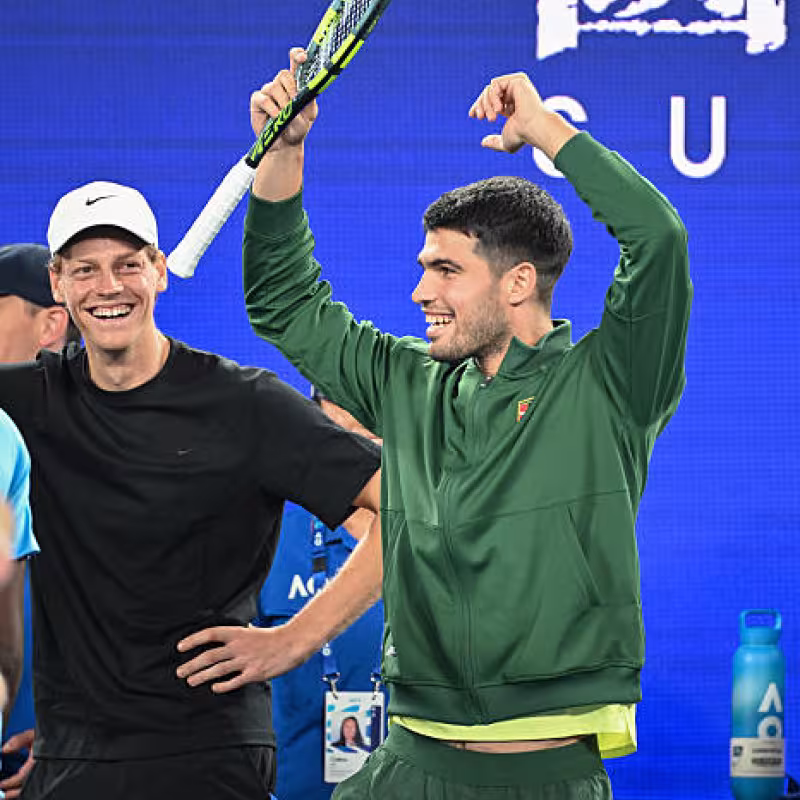 Alcaraz, about his duels with Sinner: "They are the matches and finals that people want to see". Photo: Gettyimages
