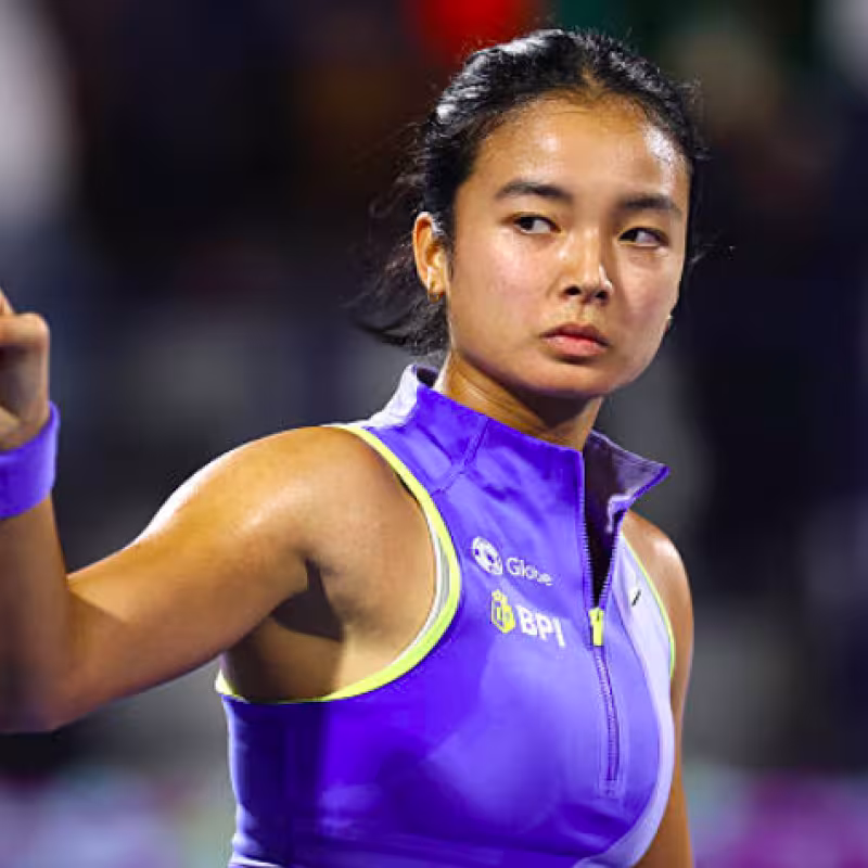 Eala continues to grow and snatches a curious record from Naomi Osaka. Source: Getty