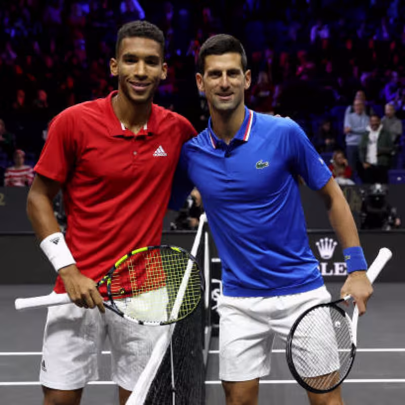 Auger-Aliassime: "Djokovic is a great example for everyone"