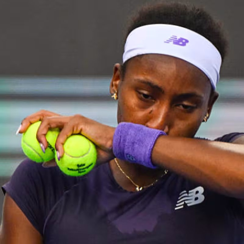 Gauff is desperate: "I feel that what I work on in training doesn't transfer to match day." Source: Getty