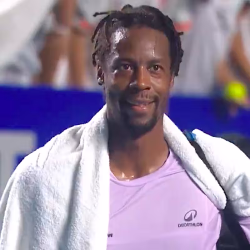 This is how Acapulco says goodbye to Gael Monfils for the last time. Source: TennisTV