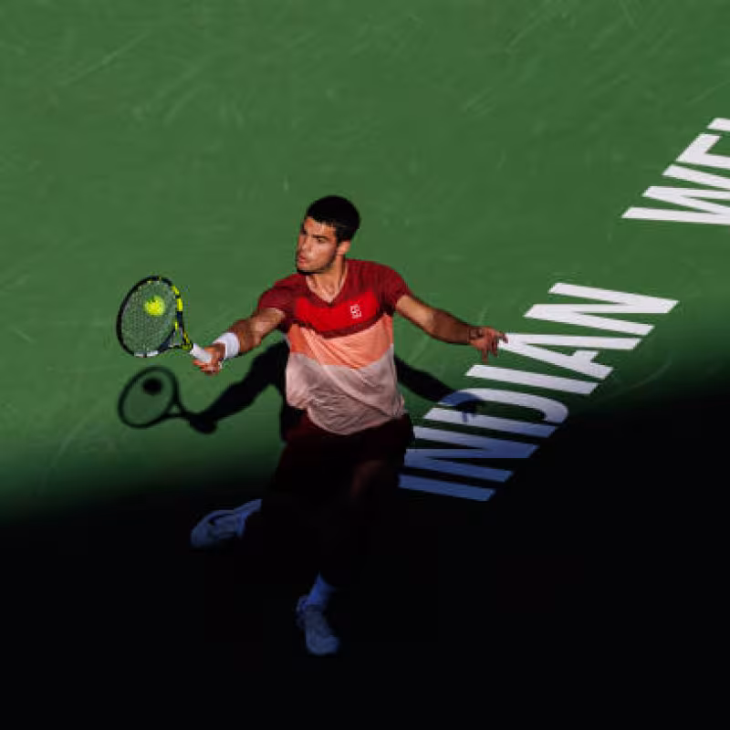 This is Alcaraz's roadmap for Indian Wells. Photo: Getty Images