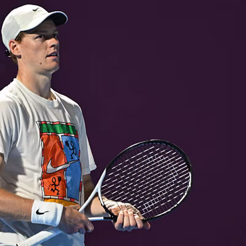 Schedule and where to watch Jannik Sinner's debut at ATP Doha 2026 against Tomas Machac. Photo: Gettyimages
