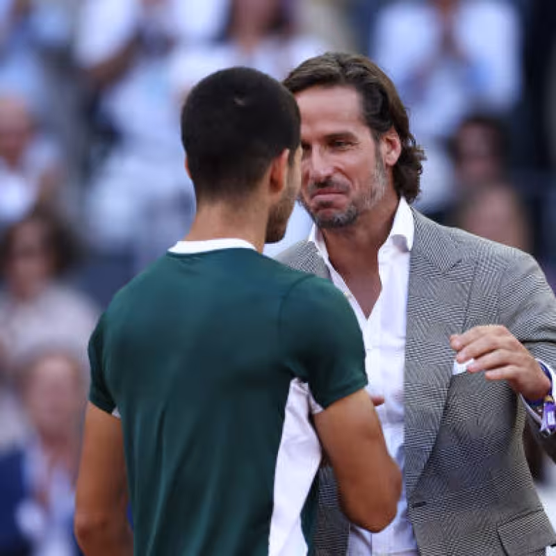 Feliciano López, on Alcaraz and Ferrero's breakup: "Each one deals with grief as they can." Photo: Getty Images