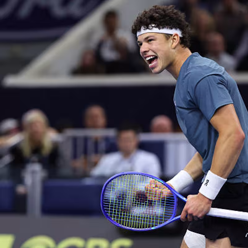 Shelton ends Shapovalov's reign in Dallas and sets up final showdown with Fritz. Photo: Gettyimages