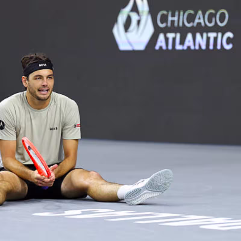 Taylor Fritz invents one of the year's best shots in Dallas. Source: Getty