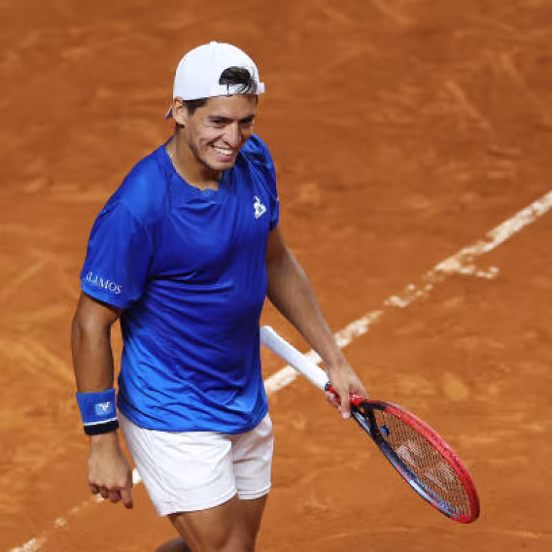 Báez wins the Argentine duel against Carabelli in Buenos Aires. Source: Getty