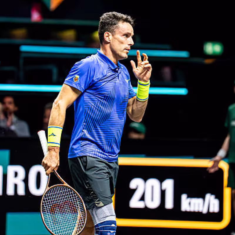 Bautista conceded in the first round again, this time in Rotterdam.
