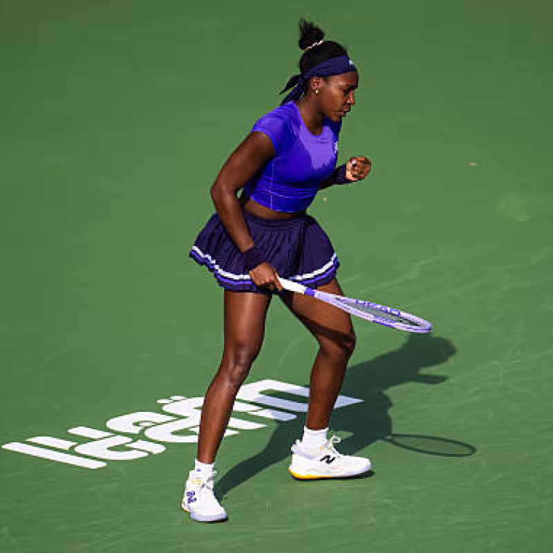 Cori Gauff wins in Dubai. Photo: gettyimages
