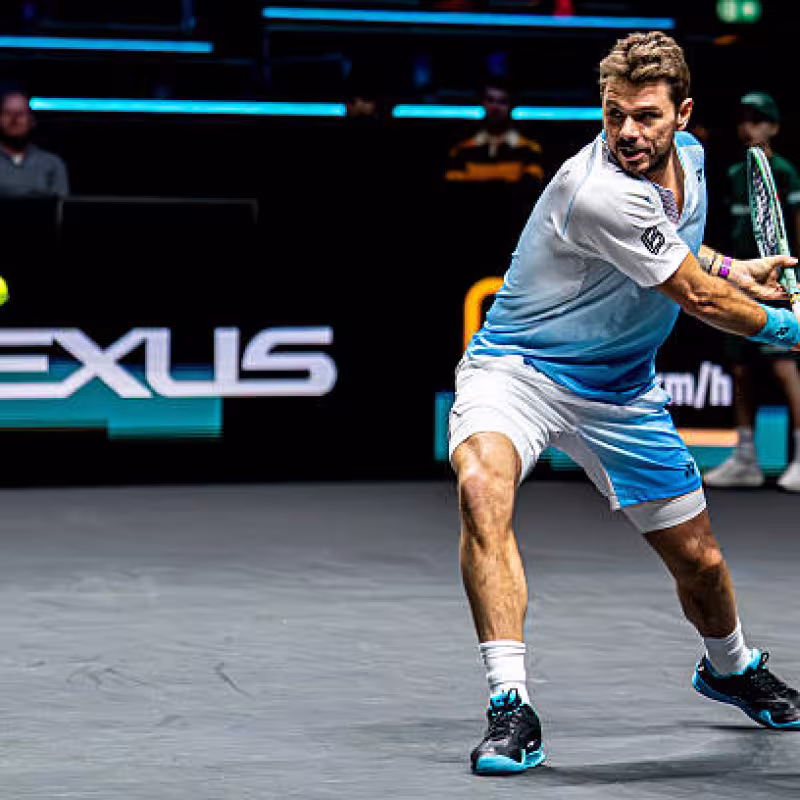 Stan Wawrinka, top 100 at 40 years old. Photo: gettyimages