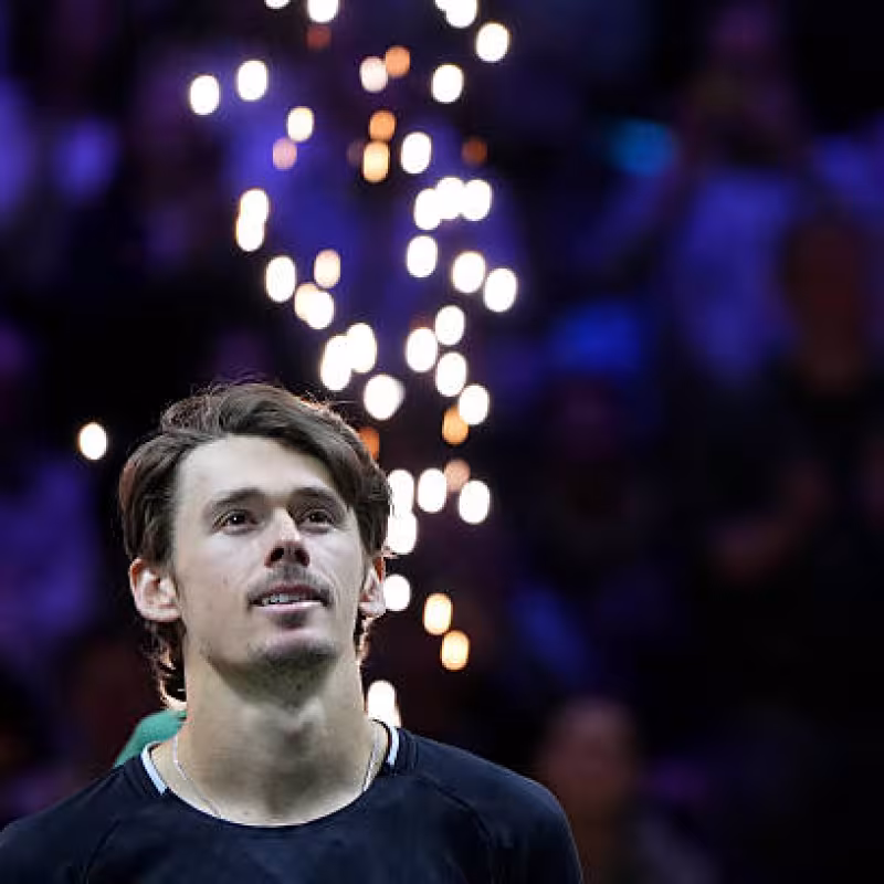 Alex de Minaur reflected on his current moment. Source: Getty