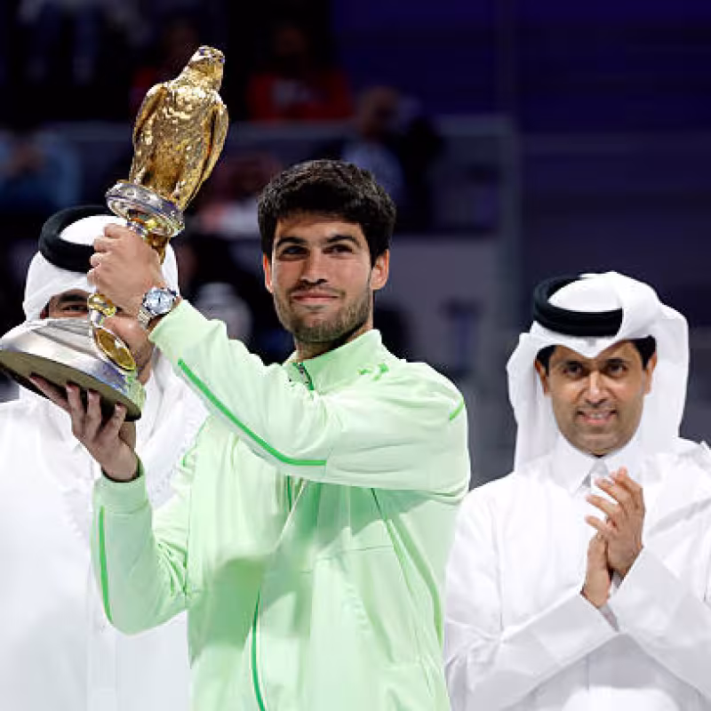 Carlos Alcaraz, money earned in Doha. Photo: gettyimages