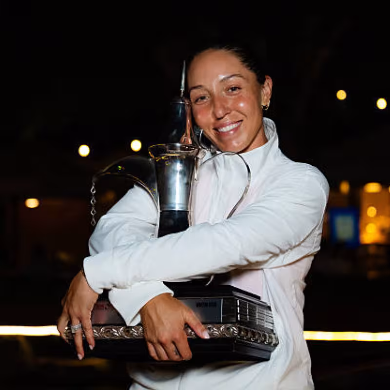 Jessica Pegula, champion in Dubai. Photo: gettyimages