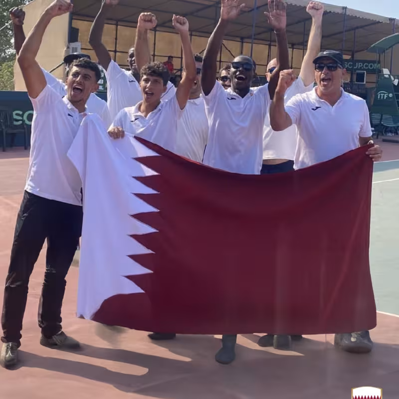A Qatari player debuts at ATP Doha with 4 games won in his entire career! Source: Team Qatar